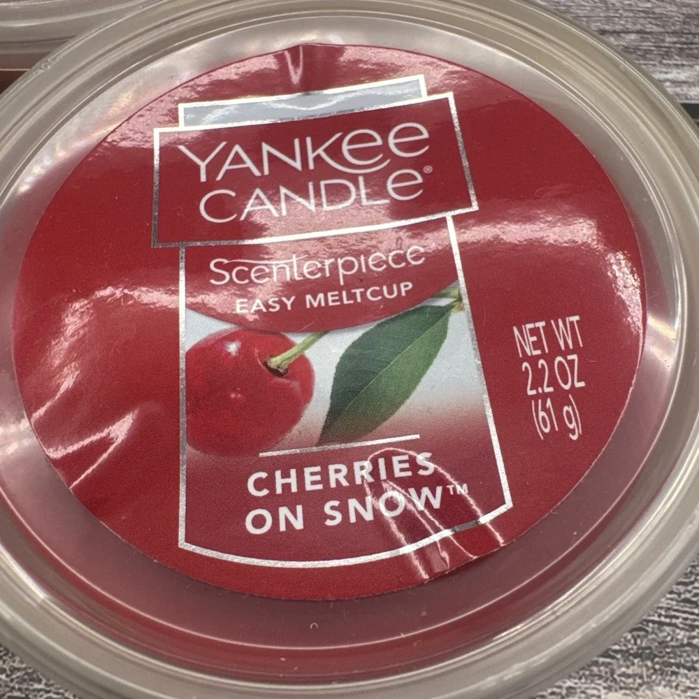 Lot 3 new Yankee Candle scenterpiece easy meltcups  scented wax Apple Pumpkin